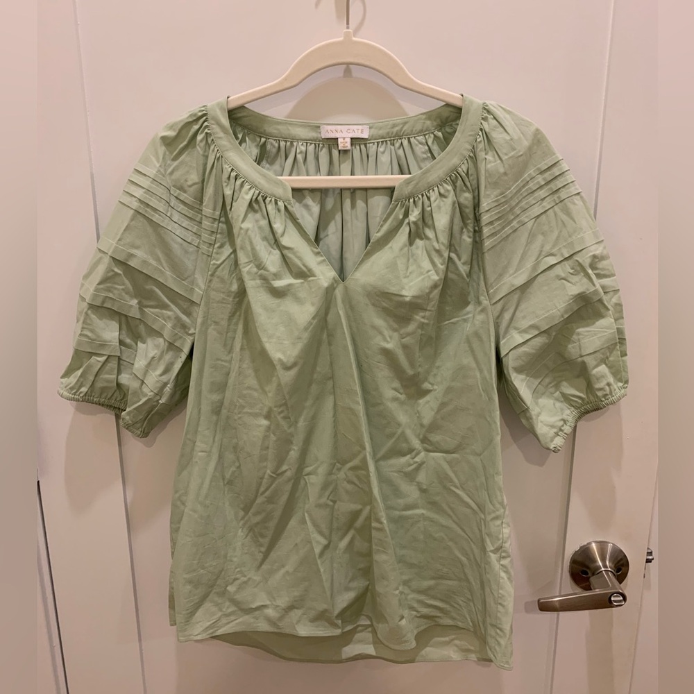 Anna Cate Green Women’s Blouse, Size M